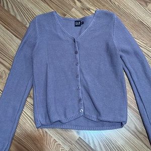 Gap Purple Cardigan